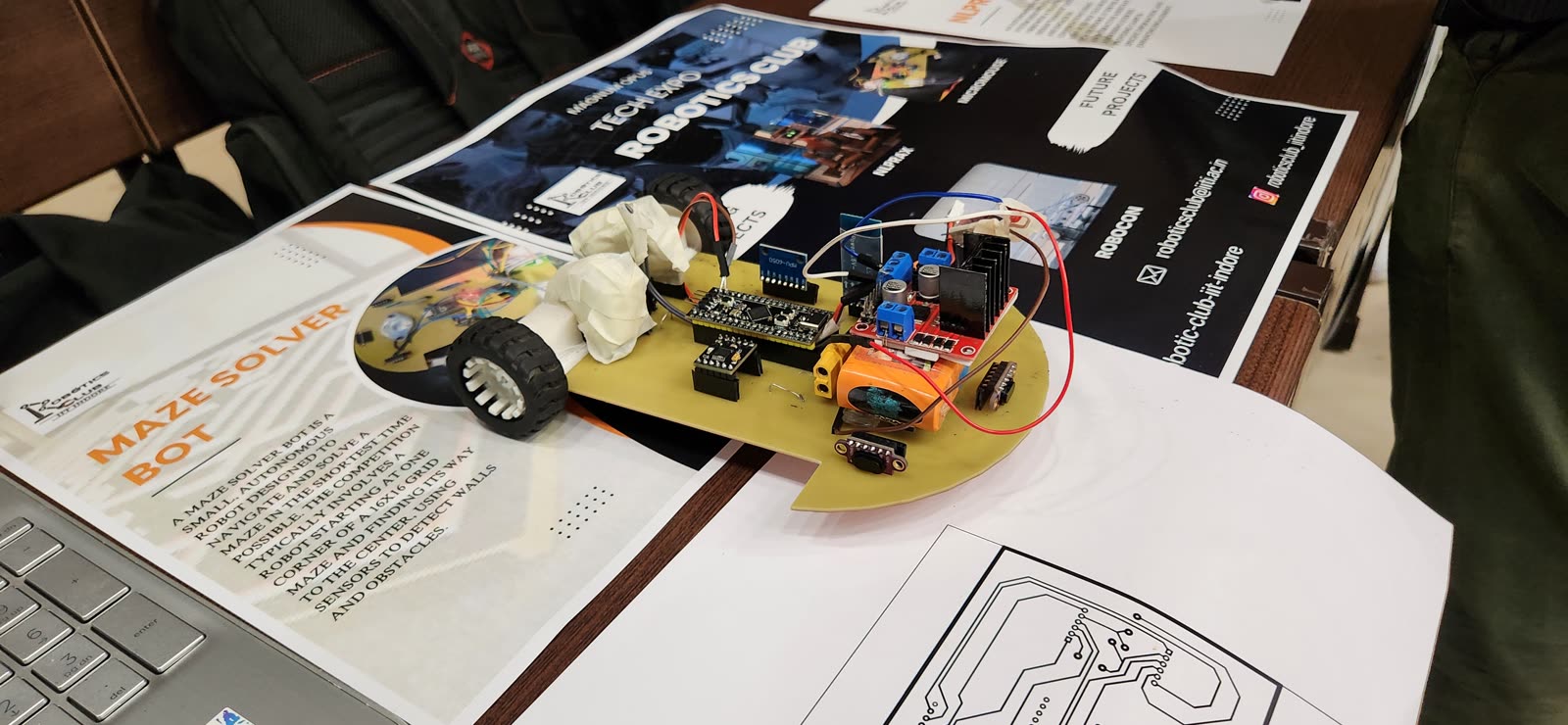 Micromouse — A maze-solving robot.